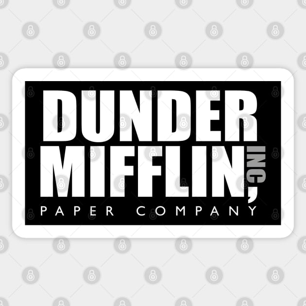 The Office Dunder Mifflin Inc, Paper Company Sticker by Hataka